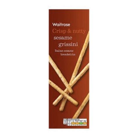 Waitrose Grissini Breadsticks Sesame Seed G Go Delivery