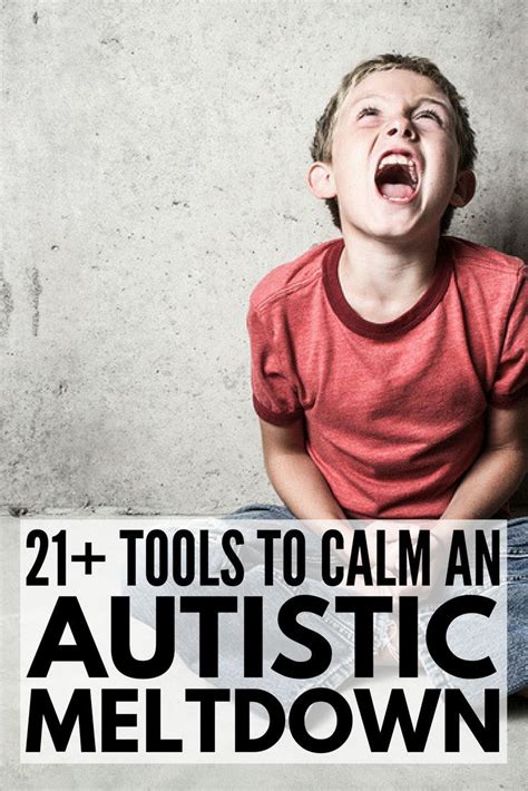 How To Deal With Autism 21 Tools To Calm An Autistic Meltdown Artofit