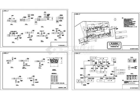 某小区供热外线设计cad施工图住宅小区土木在线