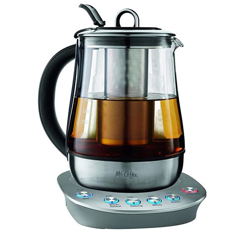 Mr Coffee 1 2 Liter Easy 3 Step Custom Gourmet Hot Tea Maker And