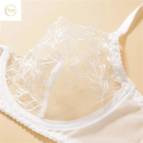 White Floral Bridal Lingerie Sets Wedding Lingerie See Through