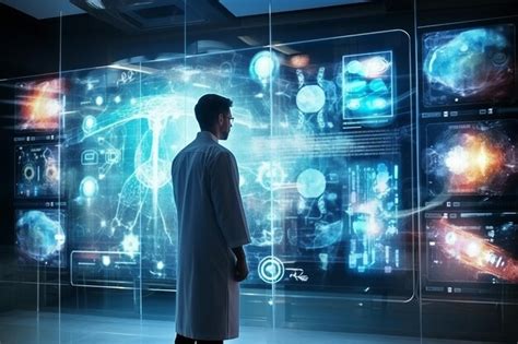 Premium Photo The Future Of Healthcare Ai Robots And Big Data