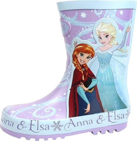 M Dchen Disney Frozen Elsa Anna Gummi Gummistiefel Schnee Boots