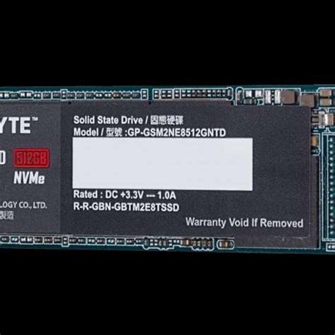 GIGABYTE PCIE GEN3X4 M.2 NVME 512GB SSD - DCFever.com