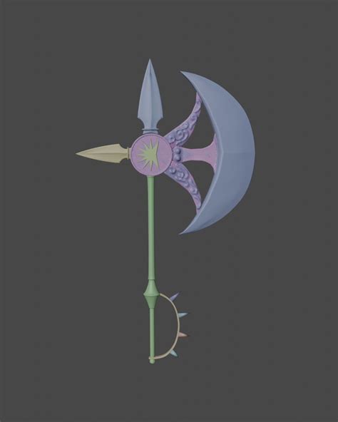 Escanor Divine Axe Rita Free 3d Model Cgtrader