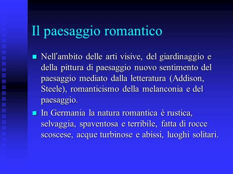 Lestetica Romantica Ppt Scaricare