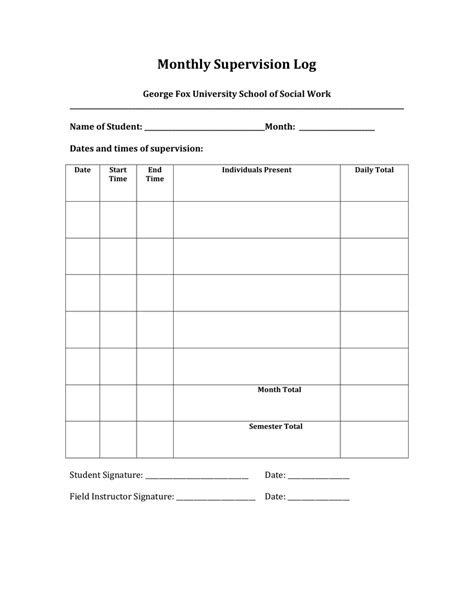 Slpa Supervisor Log Printable Forms Printable Forms Free Online