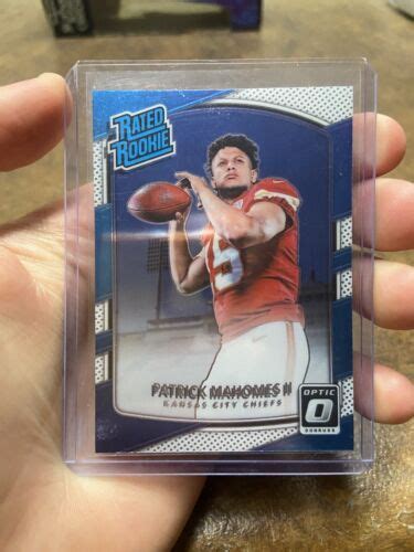 Panini Donruss Optic Patrick Mahomes Ii Kc Chiefs Rc Rated