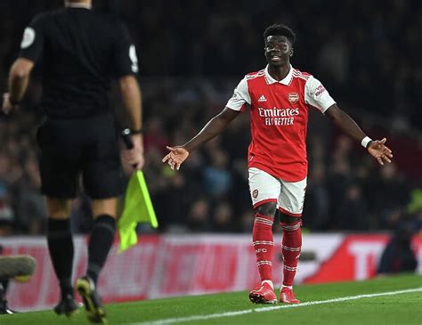 Bukayo Saka Arsenals Star Performer In Action Against