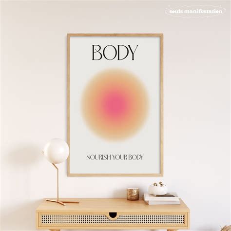 Body Aura Poster Printable Aura Energy Gradient Print Aura Etsy