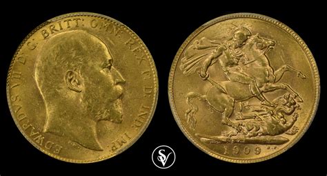 Great Britain Sovereign 1909 Edward VII MS63 Coins And Collectables