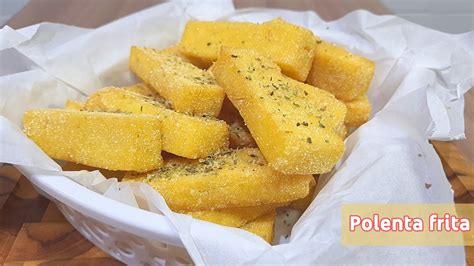 POLENTA FRITA SEQUINHA E CROCANTE É TÃO FÁCIL QUE VAI QUERER FAZER