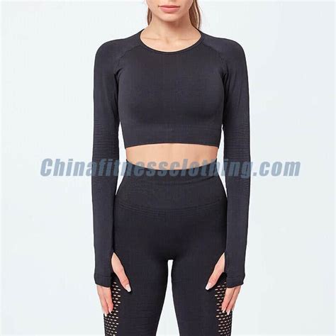 Black Long Sleeve Turtleneck Crop Top Easy Manufacturing