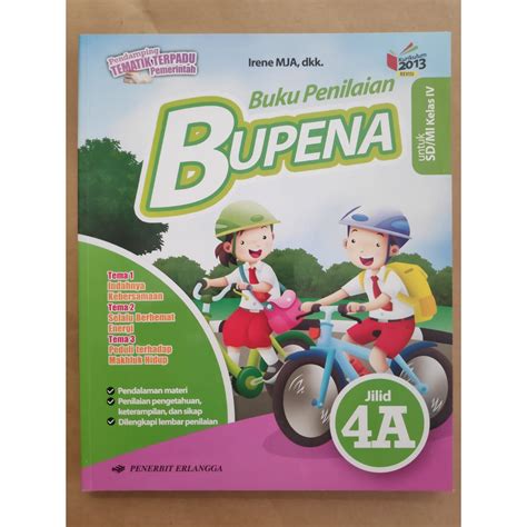 Bupena A B C D Buku Erlangga Penilaian Kelas Sd Mi K Revisi