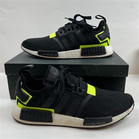 Adidas Originals Shoes Adidas Nmd R Colorblock Black Solar Neon Yellow Mens Size 13 Poshmark