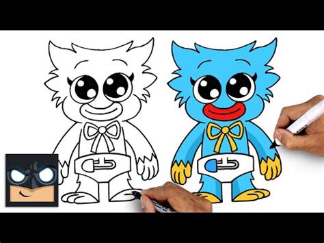 How To Draw Huggy Wuggy Baby Poppy Playtime Draw Color YouTube