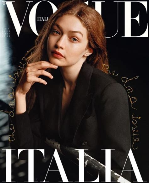 Gigi Hadid In Vogue Magazine Italy July Hawtcelebs