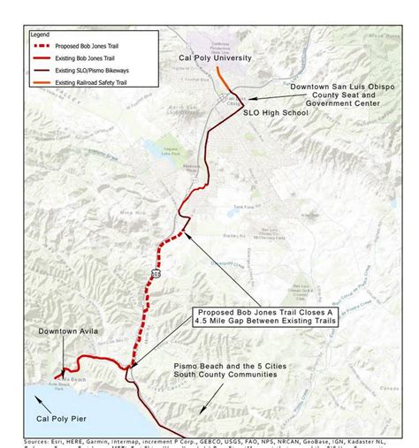 Slo Bob Jones Bike Trail Grant Will Fund Link To Avila Beach San Luis