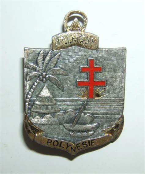 INSIGNE 2 R P I MA PARACHUTISTES INFANTERIE DE MARINE Boussemart