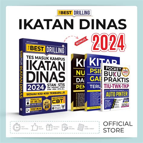 Jual BUKU IKATAN DINAS THE BEST DRILLING TES MASUK KAMPUS IKATAN