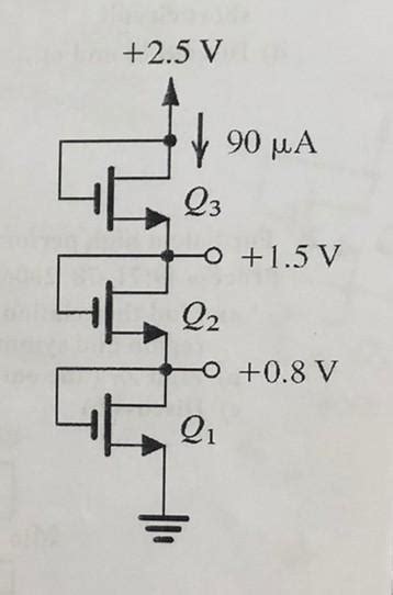 Solved 4 The Nmos Transistors In The Voltage Reference