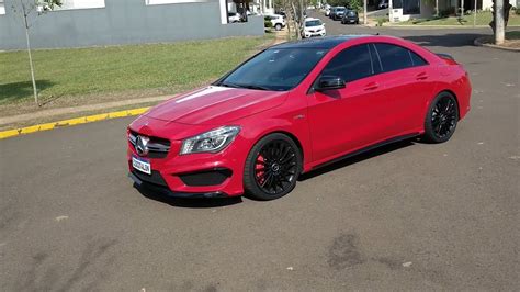 Mercedes Benz Cla Amg Turbo Vermelho Youtube