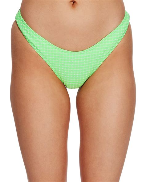 Billabong Surf Check Hike Bikini Bottom Neon Green Surfstitch