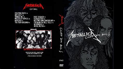 Metallica Cliff Em All Full Dvd Rip Metallica Youtube