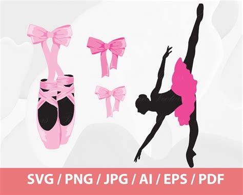 Ballerina Svg Ballet Svg Bundle Ballet Silhouette Etsy