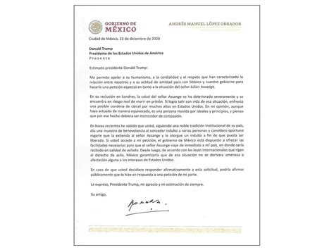 López Obrador Revela Las Cartas Que Envió A Trump Y Biden Para Pedir La