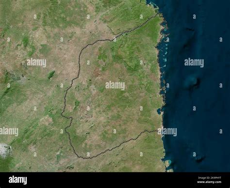 Cabo Delgado Province Of Mozambique High Resolution Satellite Map