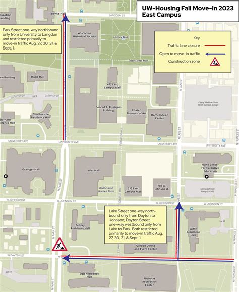 Residence hall move-in to affect campus travel Aug. 27, 30, 31 and Sept
