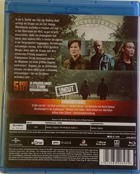 Fear The Walking Dead Die Komplette Fünfte Staffel Blu Ray Kaufen Auf Ricardo