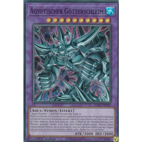 Gyptischer G Tterschleim V Platinum Secret Rare Ra De V