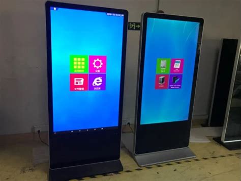 65 Inch Indoor Floor Stand HD Touch Screen Digital Signage Advertising