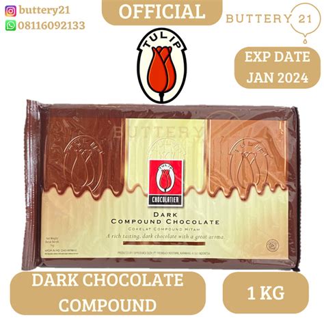 Tulip Dark Compound Chocolate 1kg