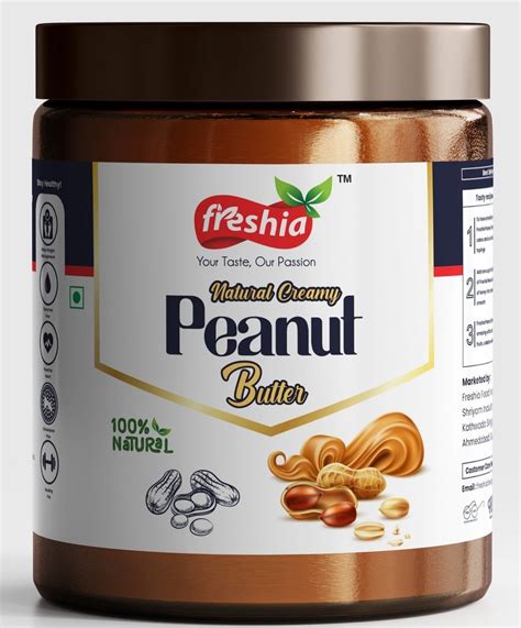 Freshia Natural Peanut Butter Crunchy Gm Packaging Type Plastic