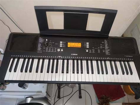 KEYBOARD YAMAHA PSR E363 TAHUN 2020 Inc Stand Musik Media Alat