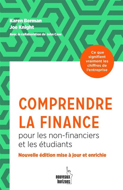 comprendre la finance pour les  financiers  les etudiants