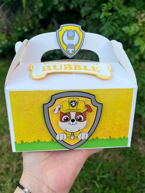 Paw Patrol Treat Box Etsy Canada