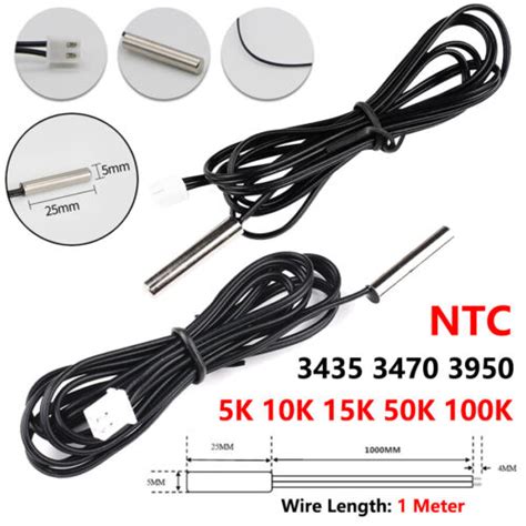 Ntc Thermistor Temperature Sensor Waterproof Probe K K K K K