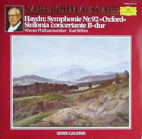 Karl B Hm Ausgabe Haydn Symphonie Nr Oxford Sinfonia