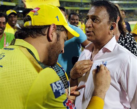 Ms Dhoni Signing Shirt Was An ‘emotional Moment For Me Says Sunil Gavaskar