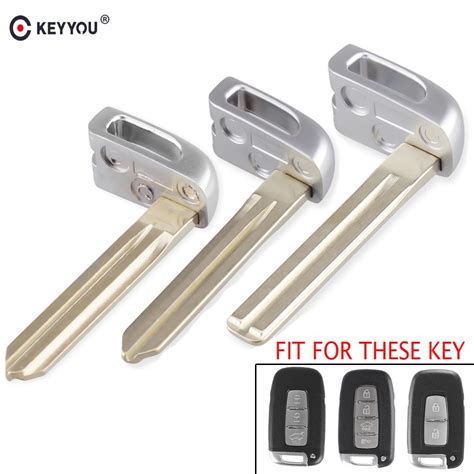 Keyyou Llave Inteligente En Blanco Para Coche Hoja Remota Para Hyundai