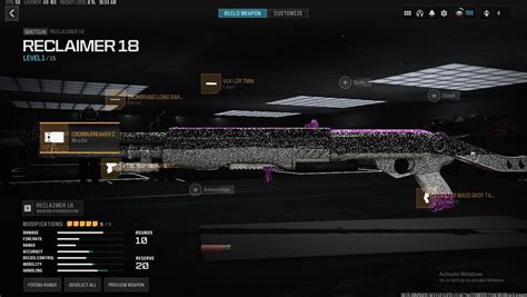 Call Of Duty Modern Warfare Best Reclaimer Loadout