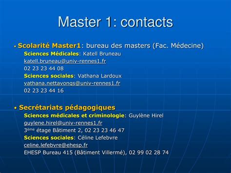 PPT Formation MASTER Mention Santé Publique PowerPoint Presentation