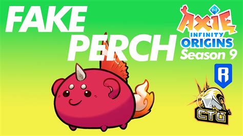 Perch Me Not Season Origins Leaderboard Axie Infinity Youtube