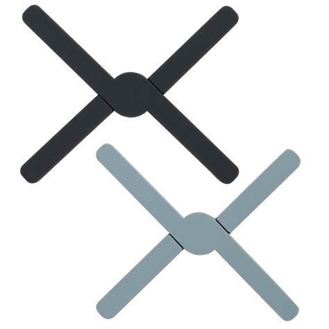 Trivet For Hot Pans Folding Pot Stand Heat Protector Trivet Silicone For Kitchen Worktops Bar