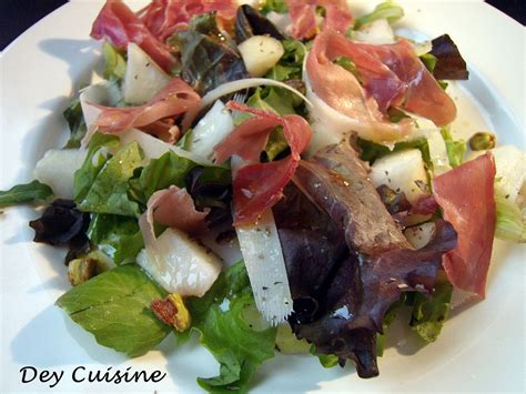 Dey Cuisine Salade De P Ches Jambon De Bayonne