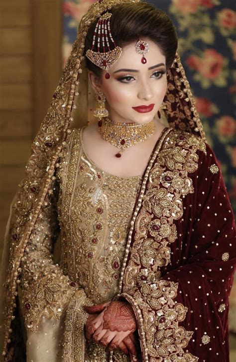 Nikkah Bride Look Inspo Bridal Dresses Pakistan Bridal Dress Design Pakistani Bridal Makeup